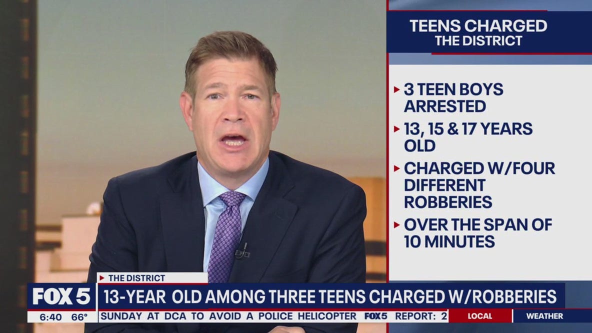 3 teens arrested for headphone thefts along DC trail: police